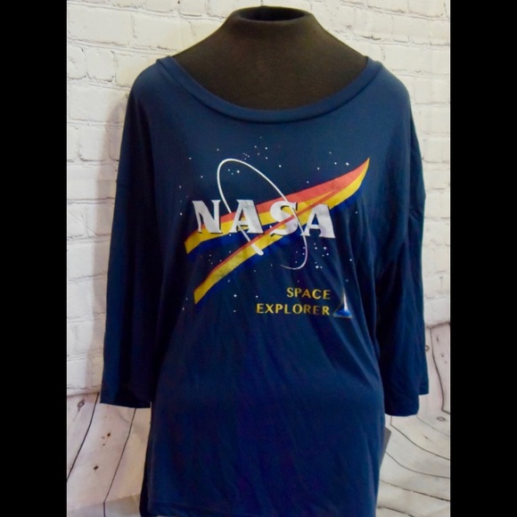 Juniors NASA Graphic Shirt 3/4 sleeves - Picture 6 of 6